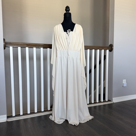 Scarlet Darkness Dresses & Skirts - Scarlet Darkness NWT Renaissance Victorian Dress 2XL Beige Festival Milkmaid